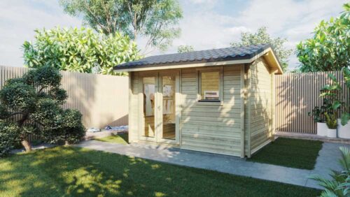 ARKLOW LOG CABIN 3.4m X 2.5m