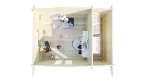 Loghouse Leitrim Log cabin-TOP