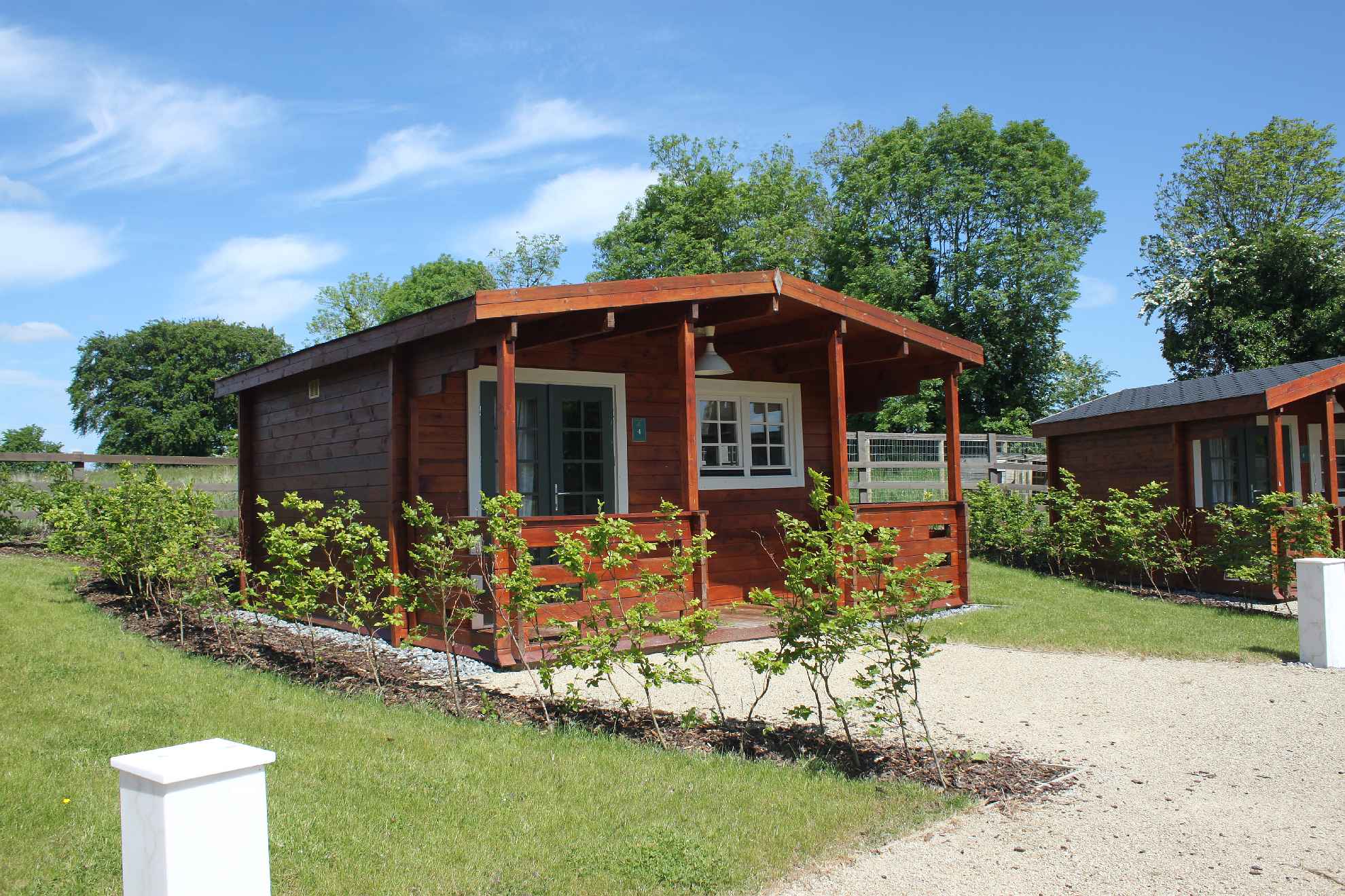 Glamping Log Cabins Outside Front 1