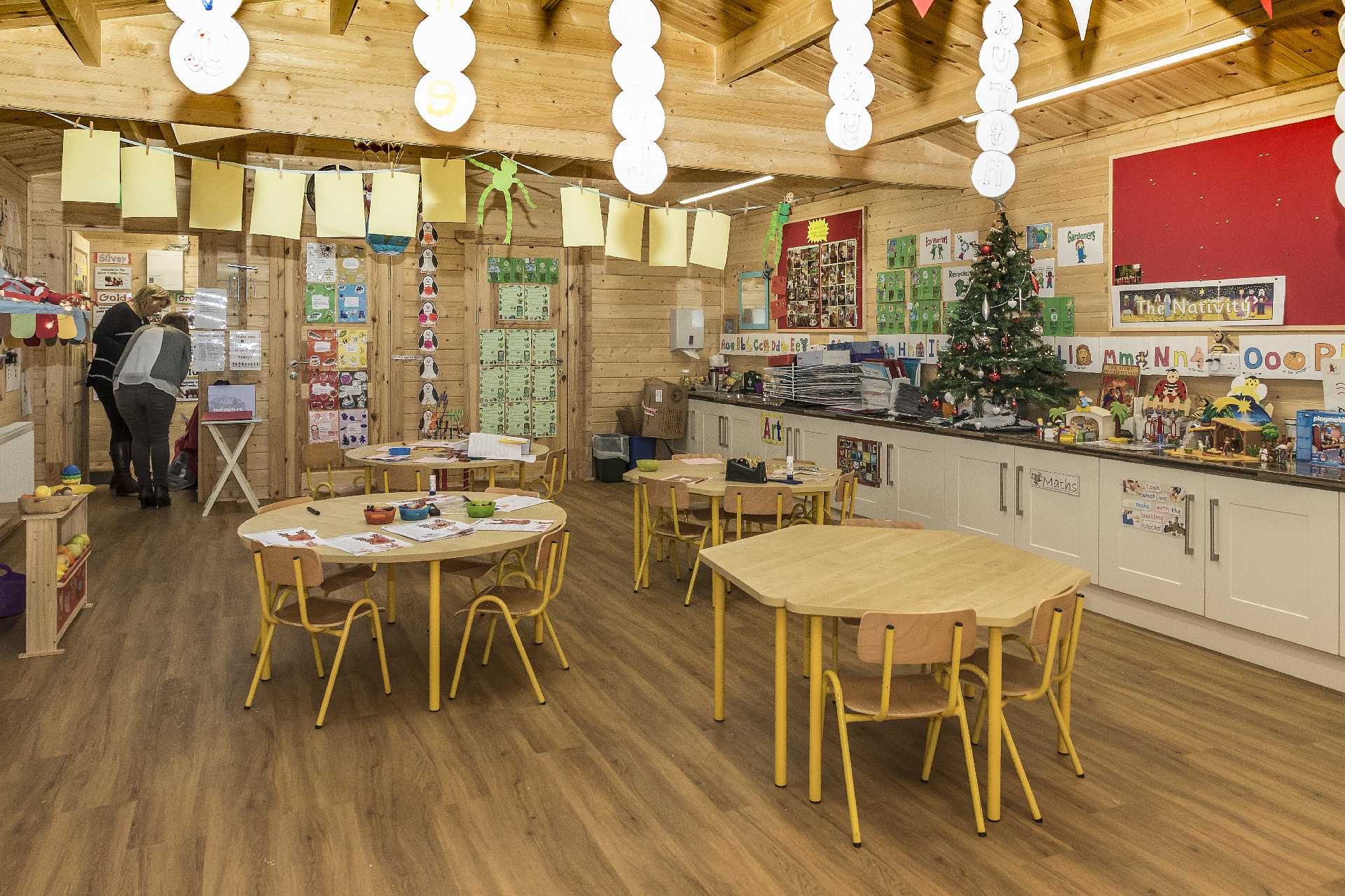 Pre-school Log Cabin Inside