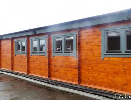 COMMERCIAL PROJECT – Log cabin office complex (Sep 2014)