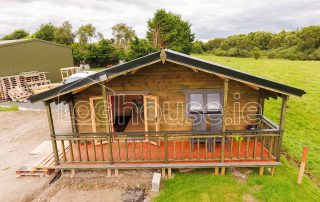 Three Bed Type A Log Cabin Outside Front