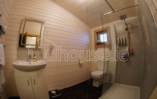 Four Bed Log Cabin Bedroom Side