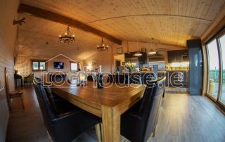 Four Bed Log Cabin Living Room 2