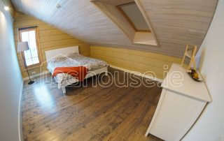 Glulam Log Cabin House Bedroom