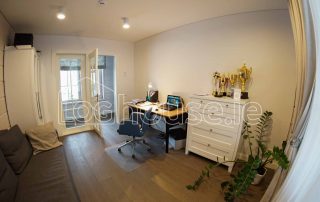 Glulam Log Cabin House Study Room