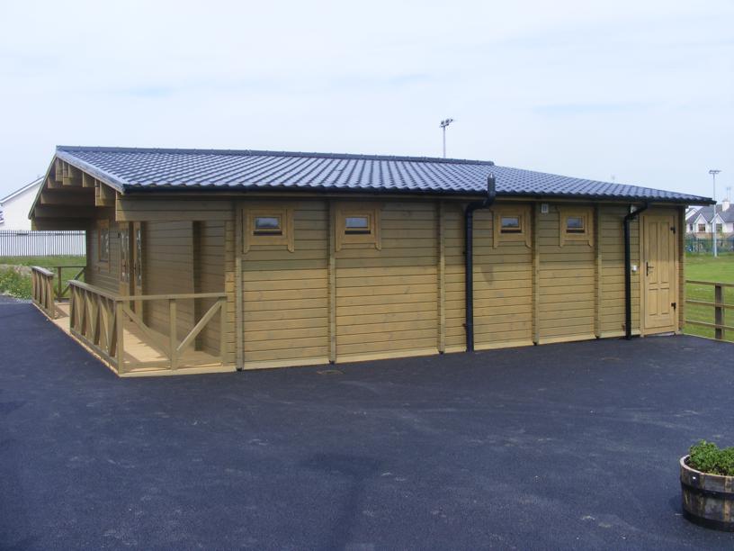 Club House Log Cabin Right