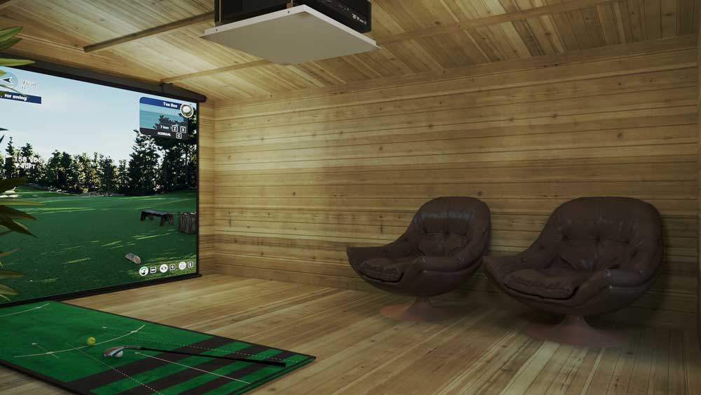 Loghouse DUBLIN LOG CABIN 4m X 5m -interior