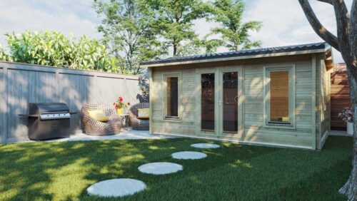 Loghouse - KILKENNY LOG CABIN 6m X 4m