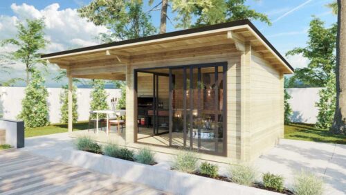 Loghouse-BBQ-house---6.5m-x-3.25m---Front